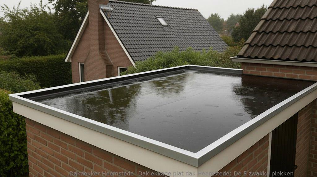 Daklekkage plat dak Heemstede: De 5 zwakke plekken