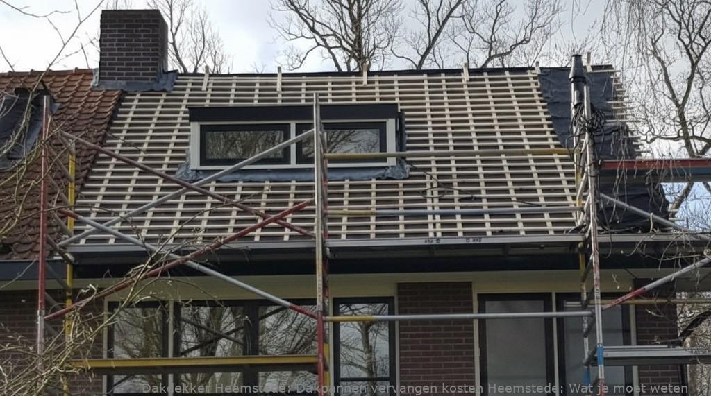 Dakpannen Vervangen Kosten Heemstede
