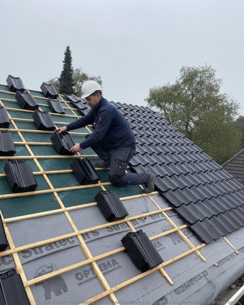 Invloed dakbedekking op waarde huis Heemstede: 2-8% verschil